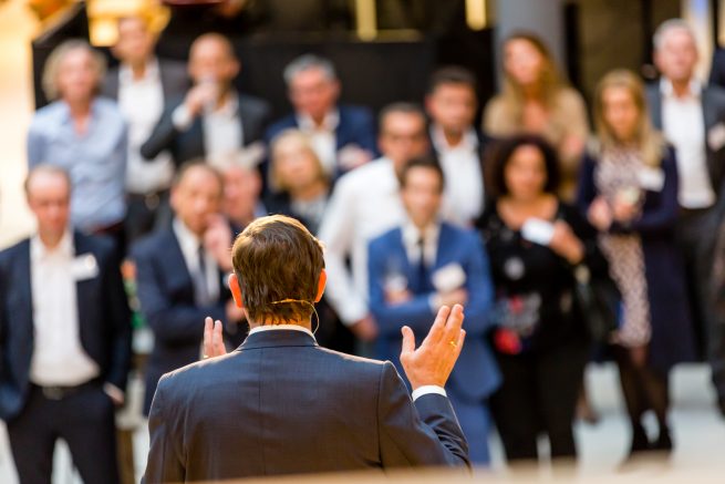 Speech tijdens VIP event